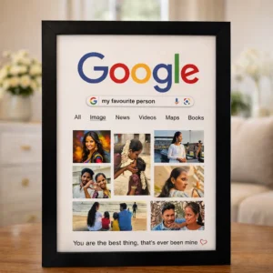 Custom Google Search Photo Frame Personalized Photo Collage Gift