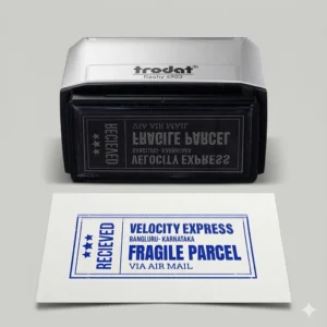 Trodat Self Inking Rubber Stamp Custom Office Stamp